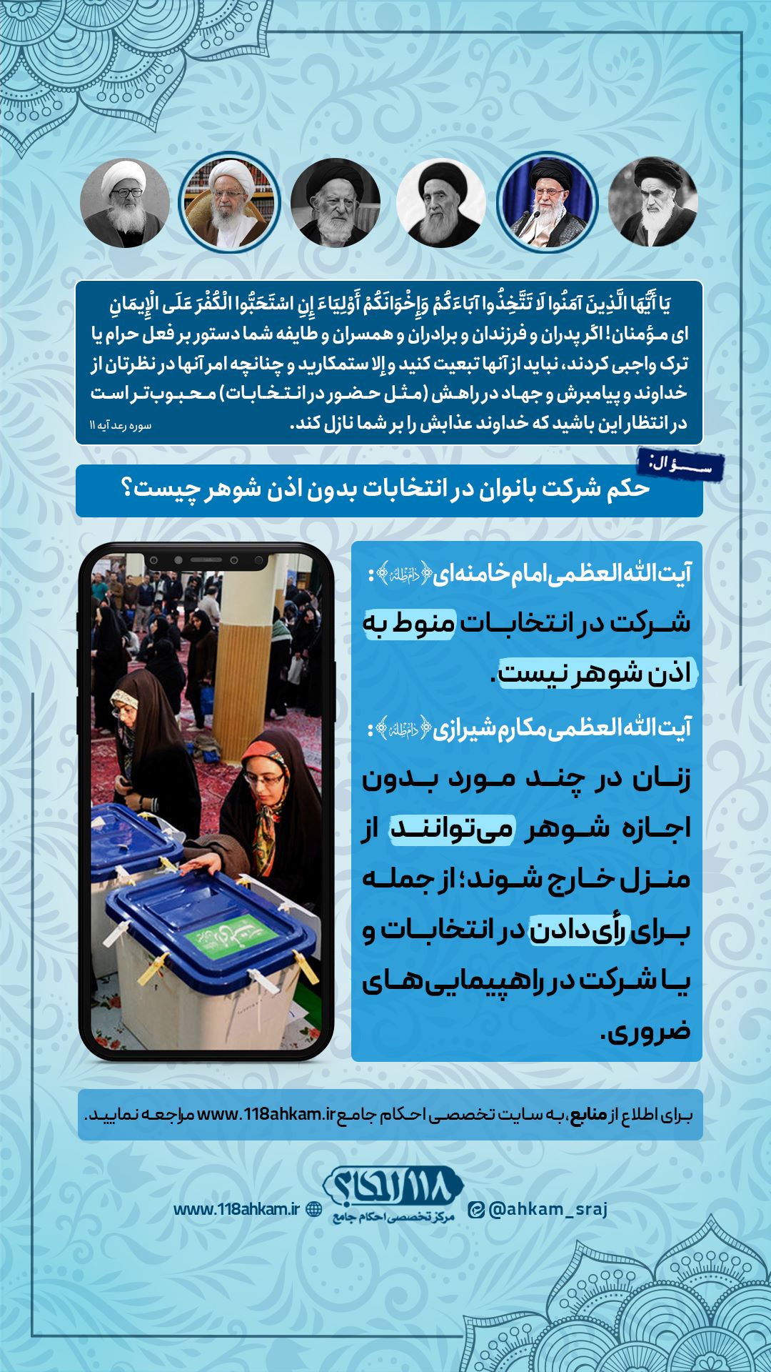احکام انتخابات