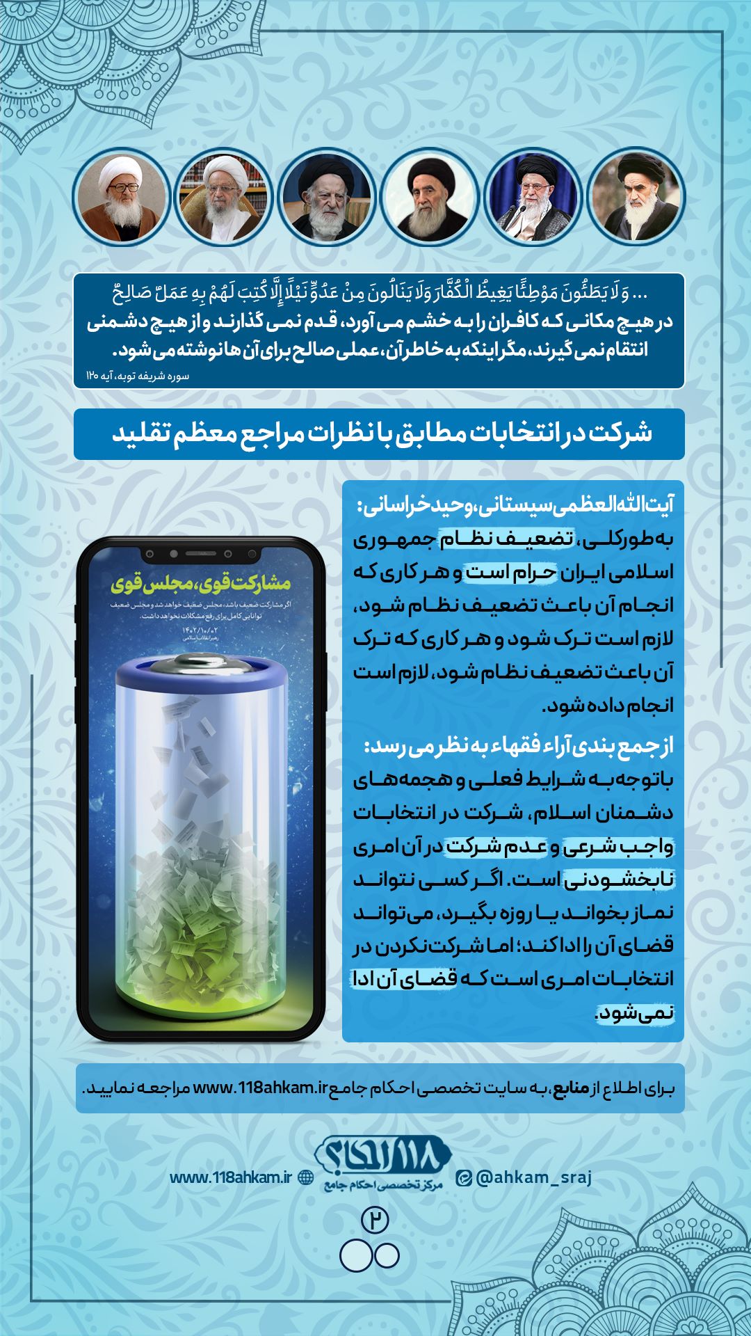 احکام انتخابات