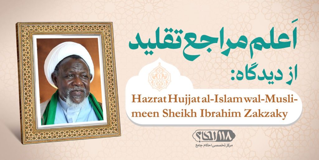 حضرت حجت الاسلام و المسلمین ابراهیم زکزاکی