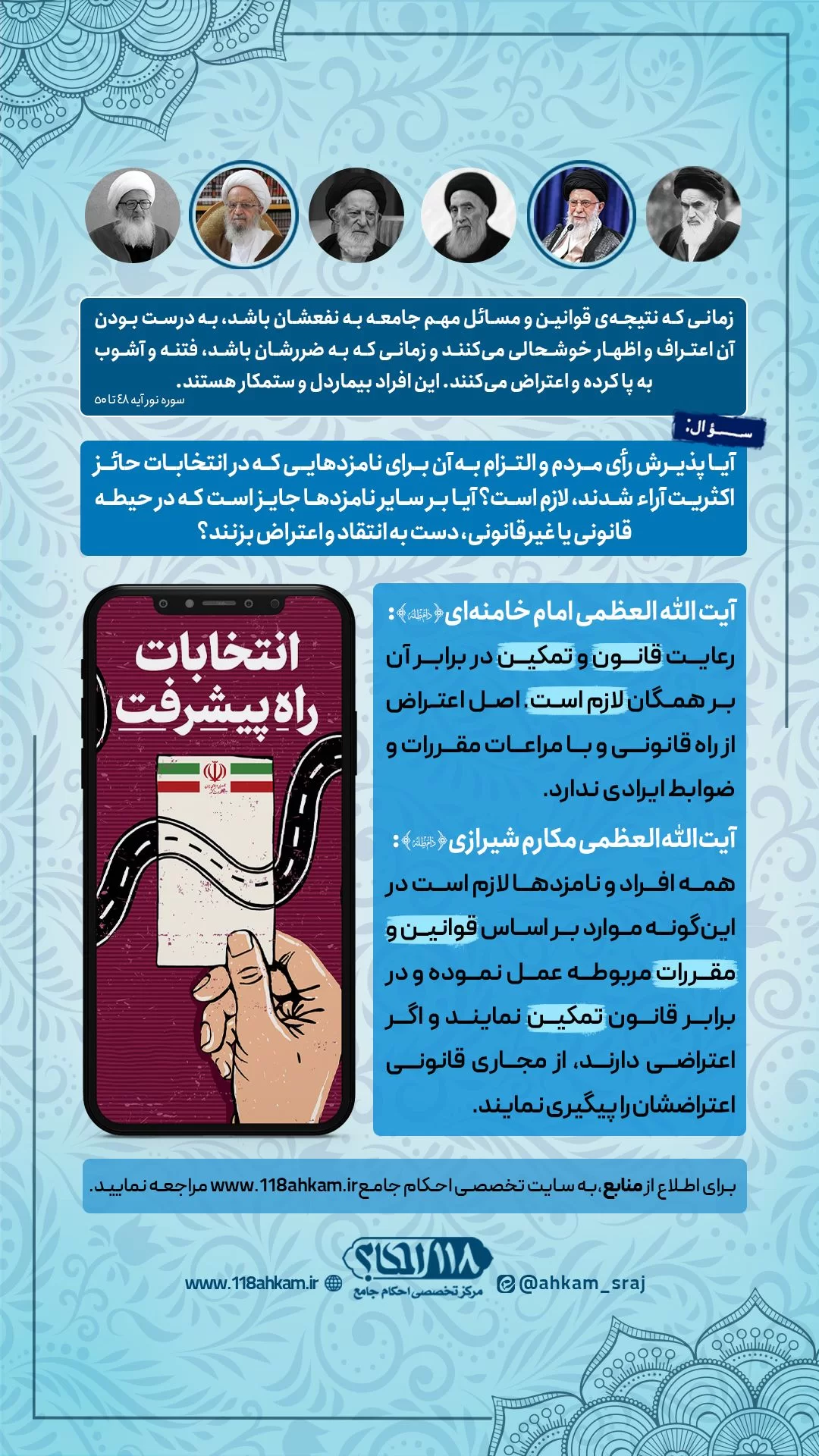احکام انتخابات