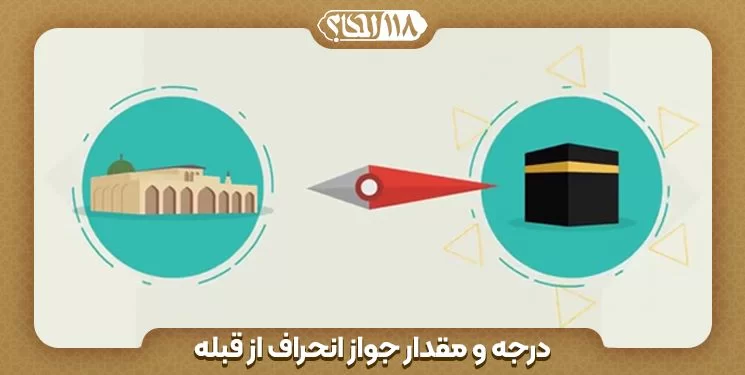 درجه و مقدار جواز انحراف از قبله " به مناسبت ۱۵ رجب، روز تغییر قبله ی مسلمین از مسجد الاقصی به کعبه "
