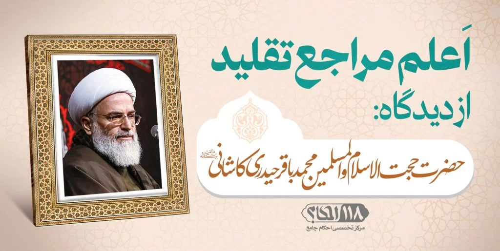 حضرت حجت الاسلام والمسلمین محمد باقر حیدری کاشانی